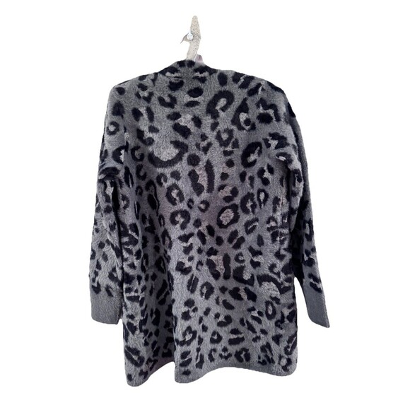NEW Animal Print Cardigan Size Small Thick Fuzzy Cozy Urban Pockets CYRUS - Picture 7 of 7
